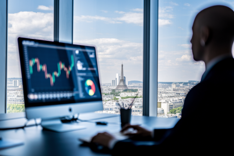 bureau-moderne-vue-paris-personne-ordinateur