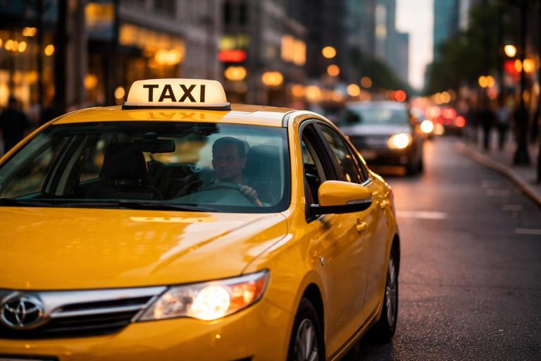 taxi-jaune-rue-urbaine-batiments-modernes